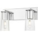 Titus 2 Light 16 inch Chrome Bath Vanity Light Wall Light
