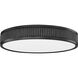 Stari LED 16.75 inch Matte Black Flush Mount Ceiling Light