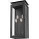 Nova 4 Light 24.5 inch Black Outdoor Wall Light
