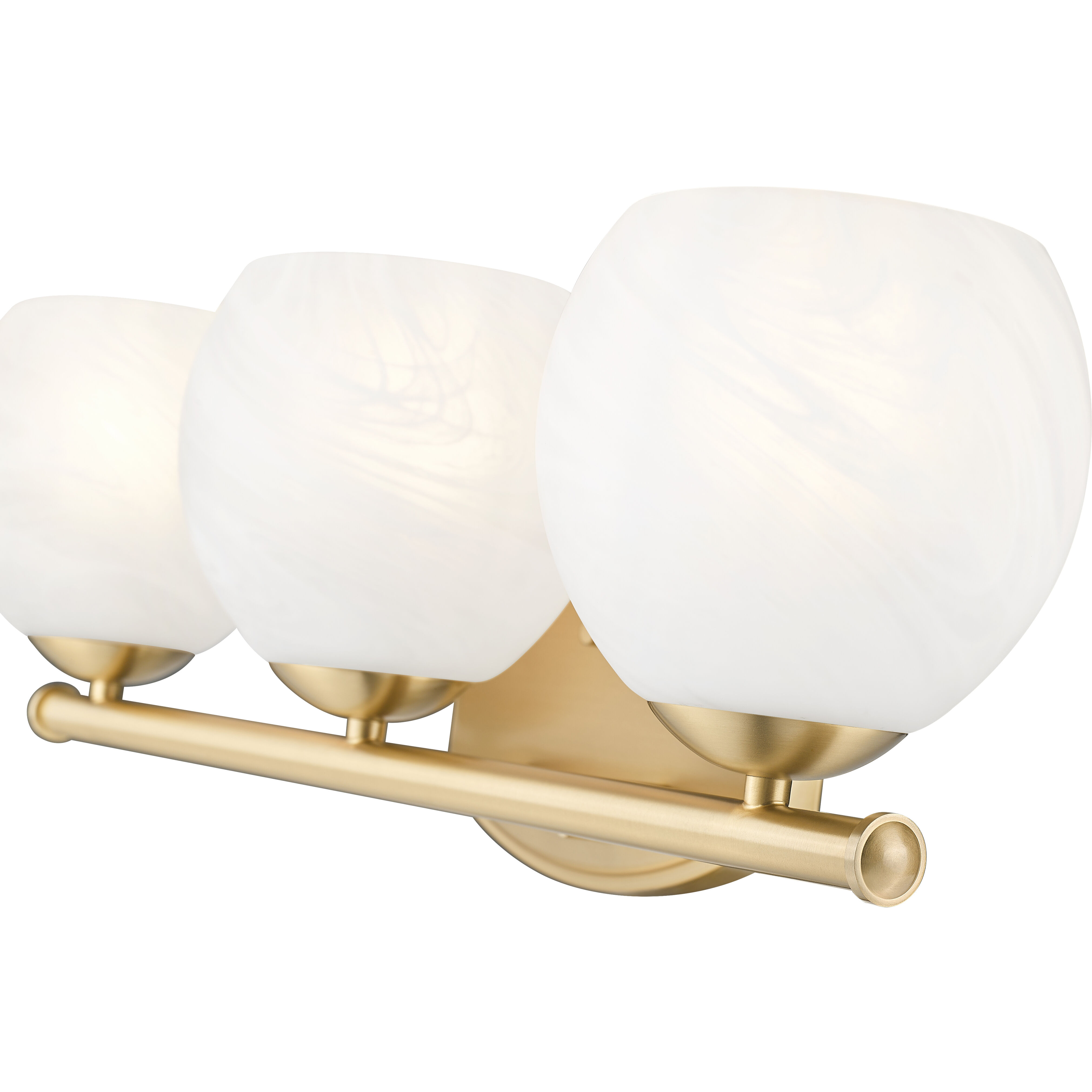 Colette Vanity Wall Light in Modern Gold