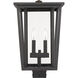 Seoul 2 Light 18.25 inch Oil Rubbed Bronze Outdoor Post Mount Fixture in 13