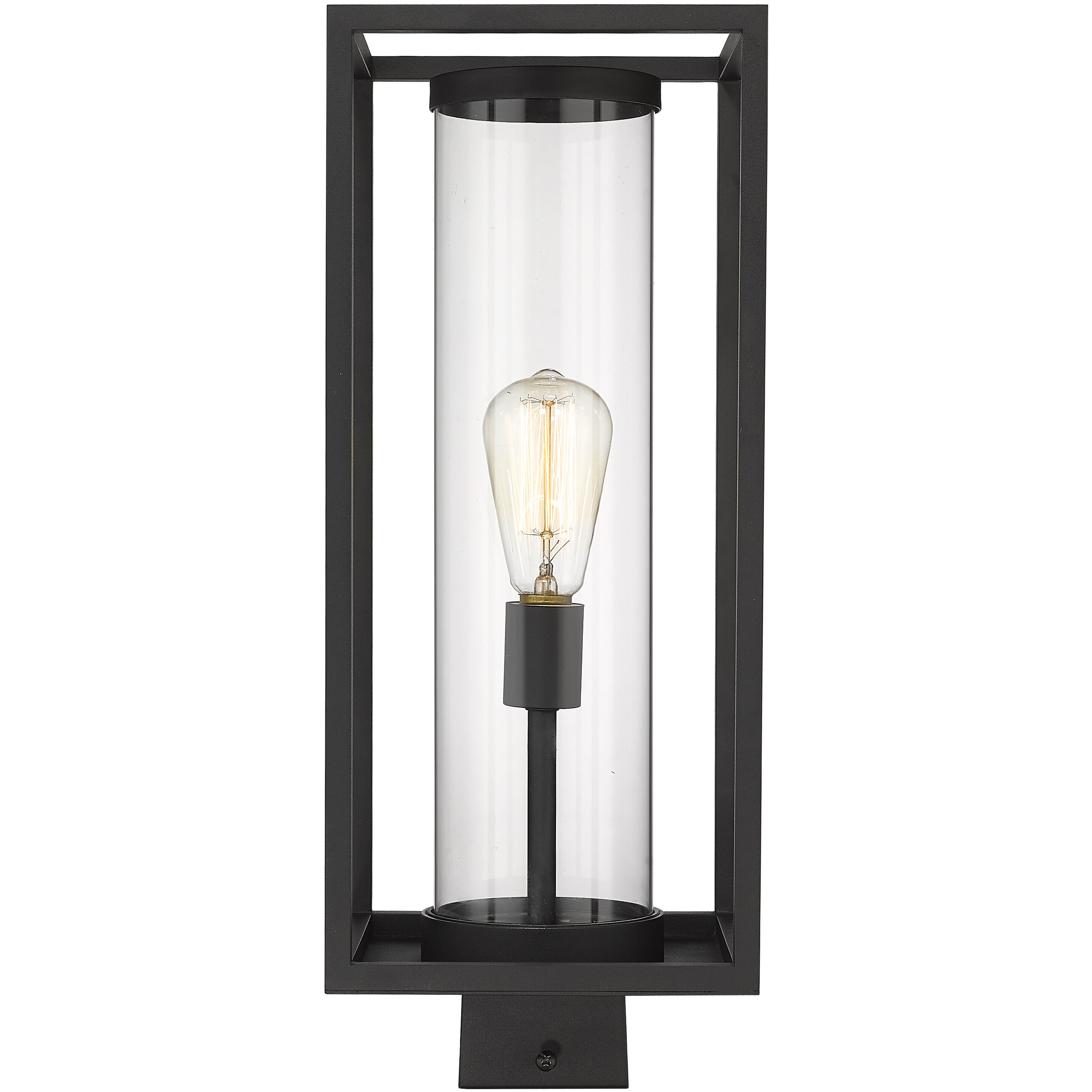 Dunbroch 1 Light 20.25 inch Black Outdoor Post Mount Fixture