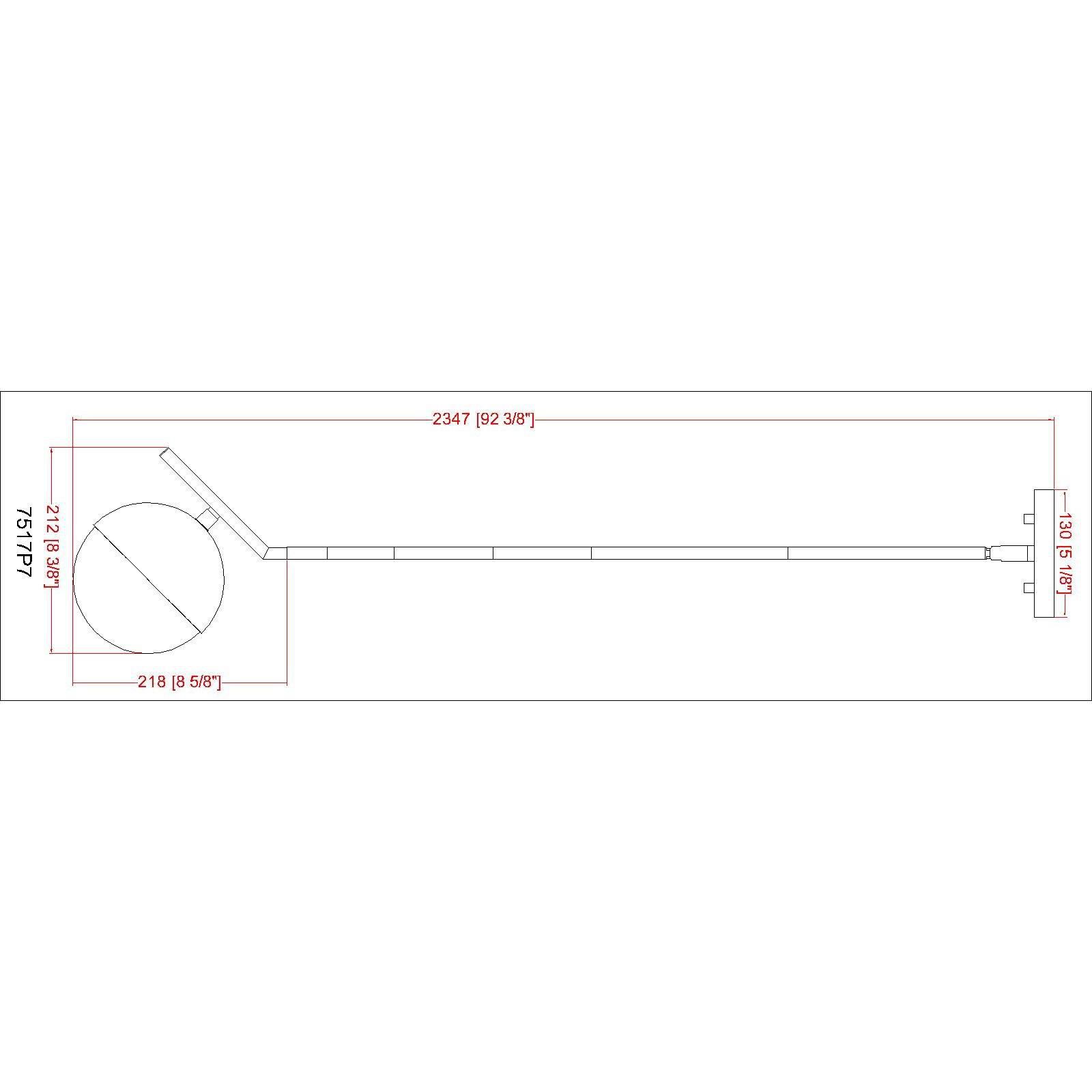 Realm Sphere 1 Light 8.5 inch Brushed Nickel Pendant Ceiling Light