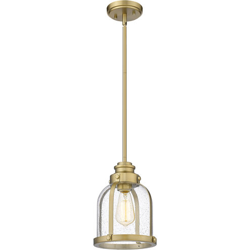 Burren 1 Light 8.75 inch Heritage Brass Pendant Ceiling Light
