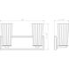 Titus 2 Light 16 inch Brushed Nickel Bath Vanity Light Wall Light