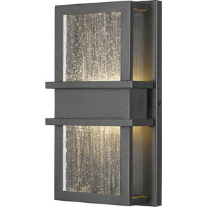 Eclipse LED 12 inch Black Outdoor Wall Light