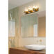 Lawson 3 Light 25 inch Rubbed Brass Vanity Wall Light in Rubbed Bronze