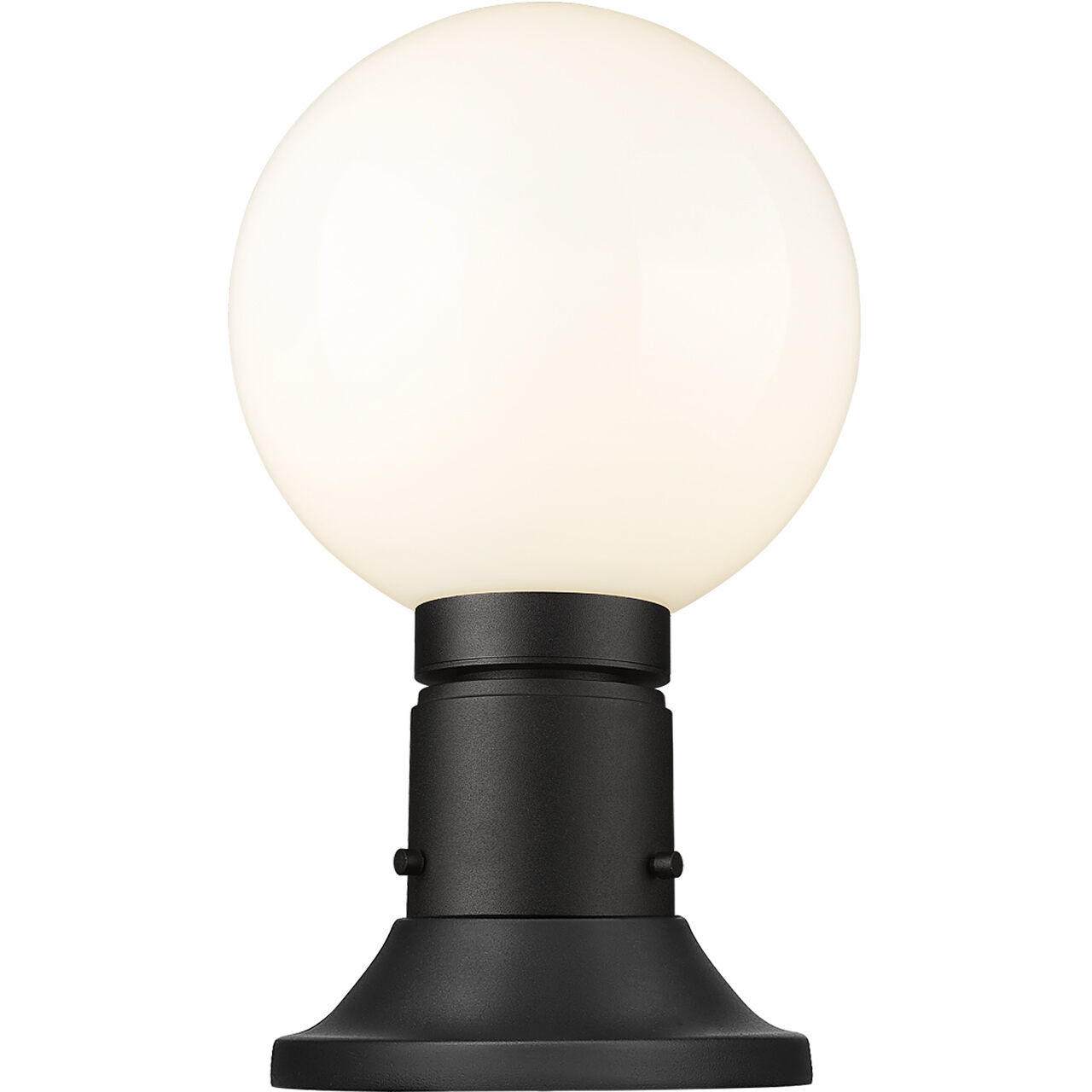 Laurent 1 Light 13.5 inch Black Outdoor Pier Mounted Fixture