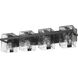 Bennington 4 Light 29.25 inch Matte Black Vanity Wall Light