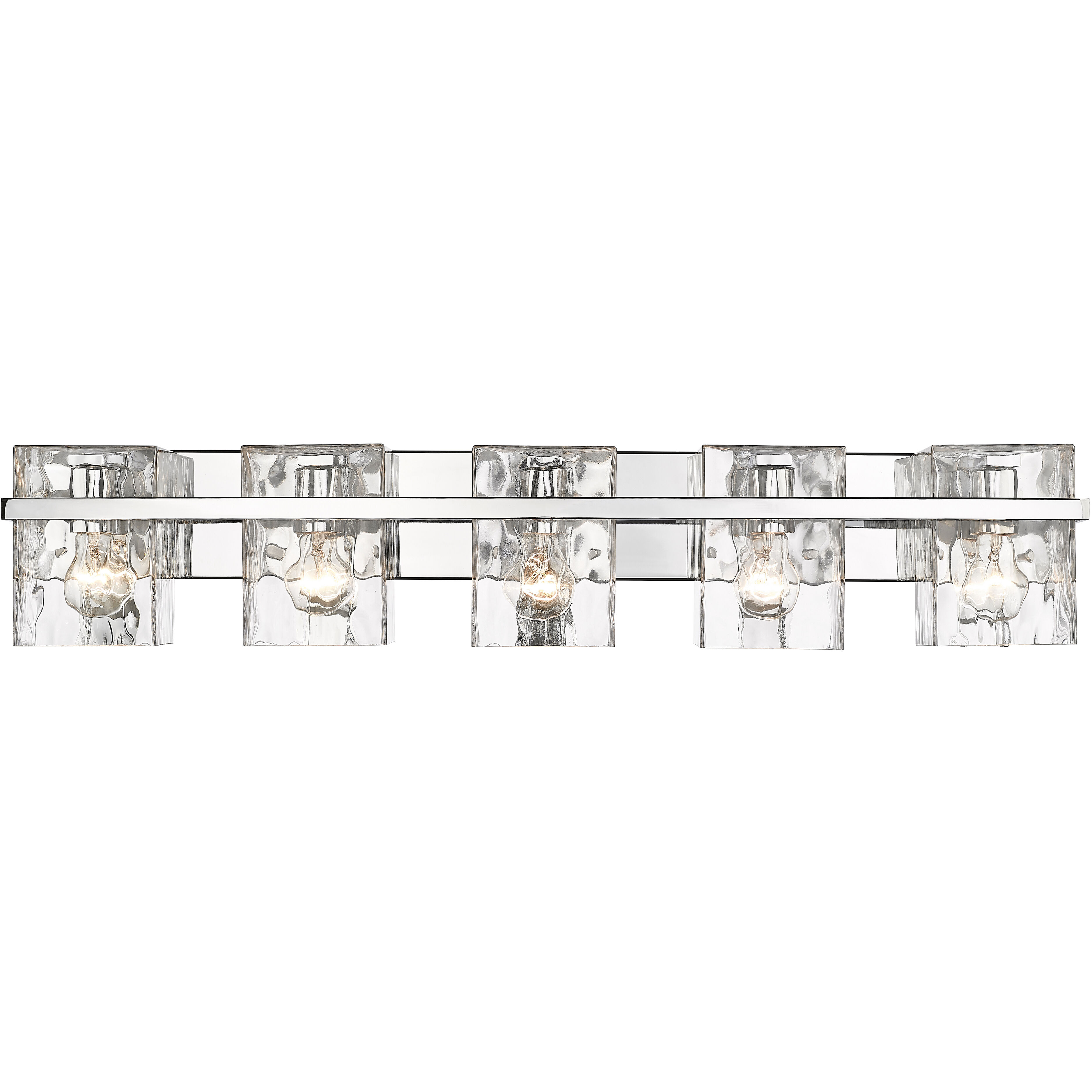 Bennington 5 Light 36.25 inch Chrome Vanity Wall Light