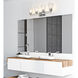 Lyna 4 Light 30.5 inch Chrome Vanity Wall Light