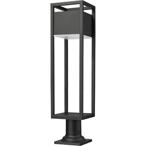 Barwick LED 29 inch Black Outdoor Pier Mounted Fixture