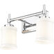 Cadoc 2 Light 15 inch Chrome Bath Vanity Light Wall Light