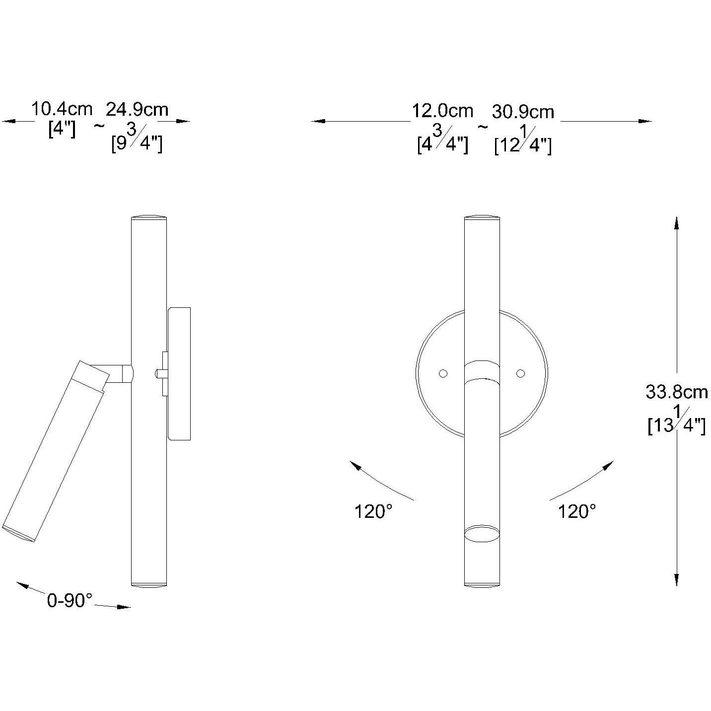 Forest LED 4.75 inch Matte Black Wall Sconce Wall Light