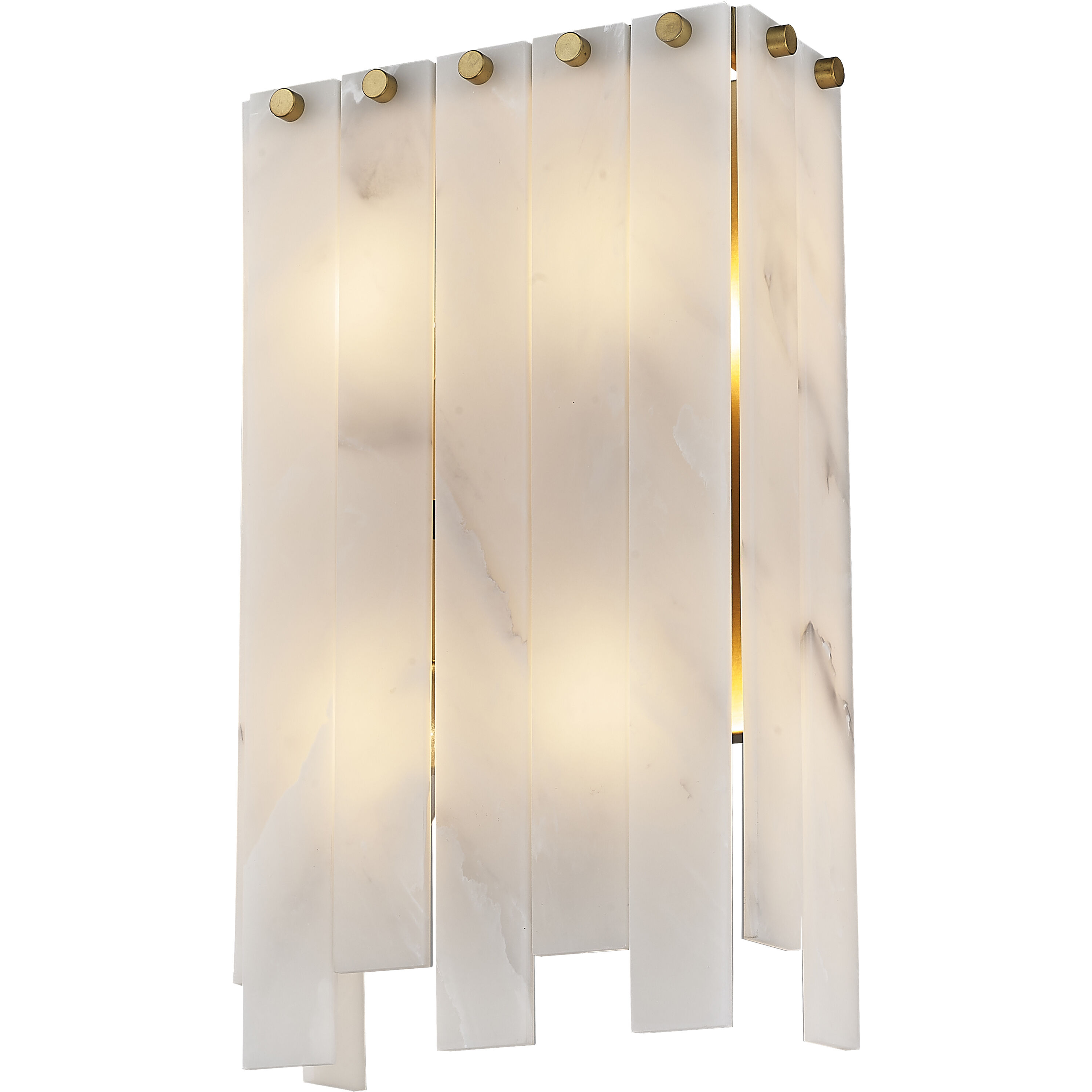 Viviana 4 Light 9.5 inch Rubbed Brass Wall Sconce Wall Light