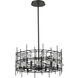 Garroway 6 Light 24 inch Matte Black Chandelier Ceiling Light