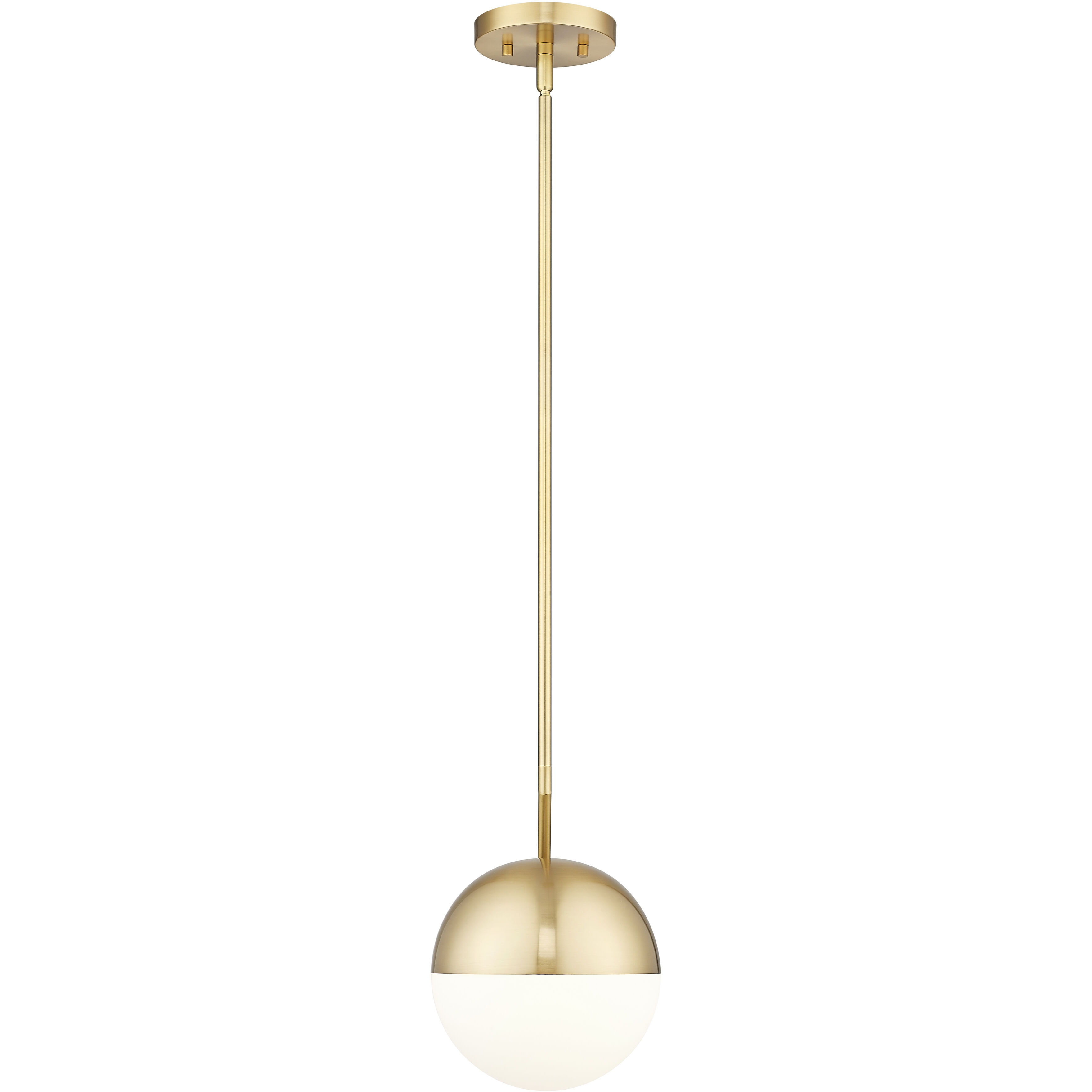 Realm Sphere 1 Light 10.75 inch Modern Gold Pendant Ceiling Light