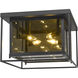 Infinity 4 Light 16 inch Misty Charcoal Flush Mount Ceiling Light