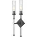 Esme 2 Light 8 inch Matte Black Wall Sconce Wall Light