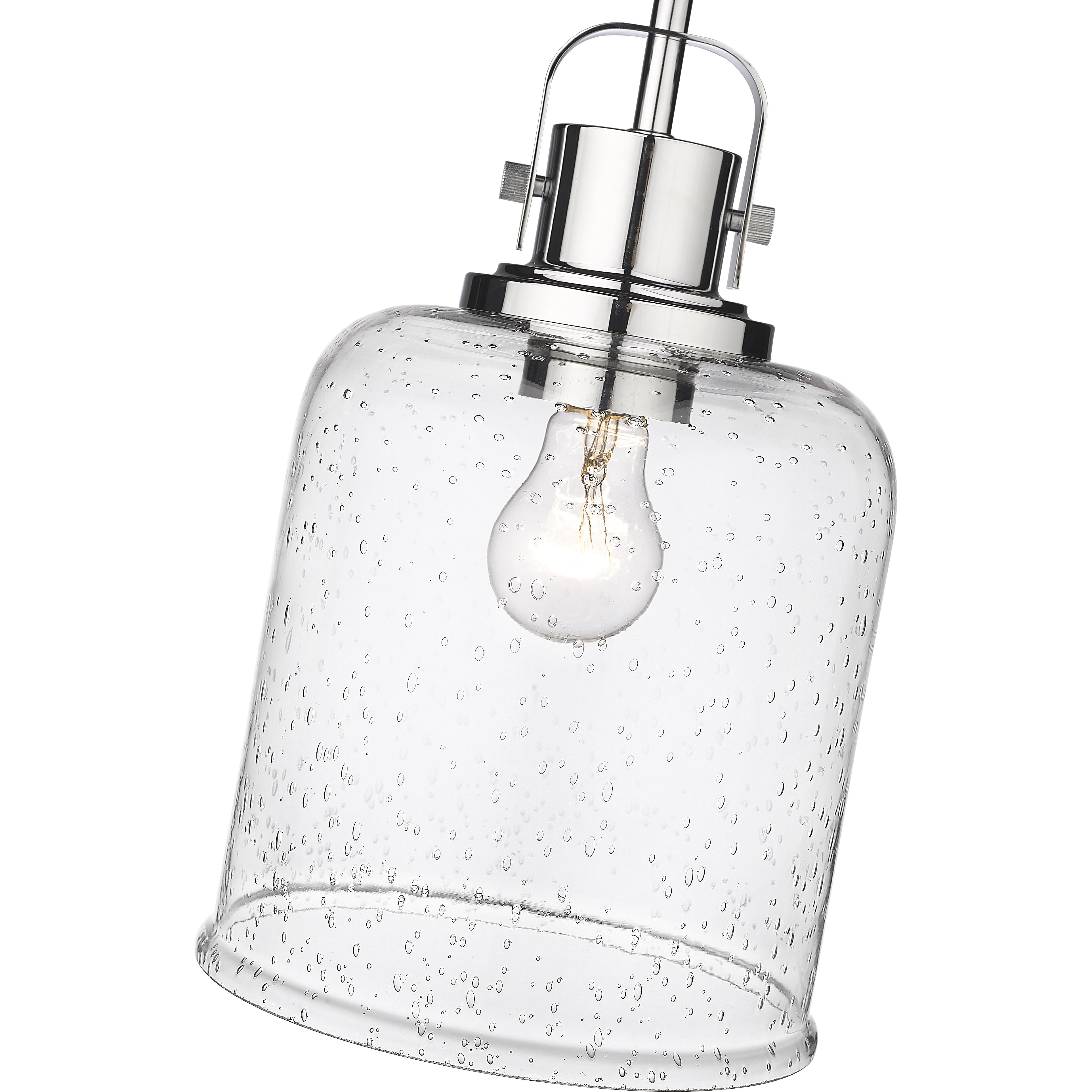 Kinsley 1 Light 8 inch Chrome Pendant Ceiling Light