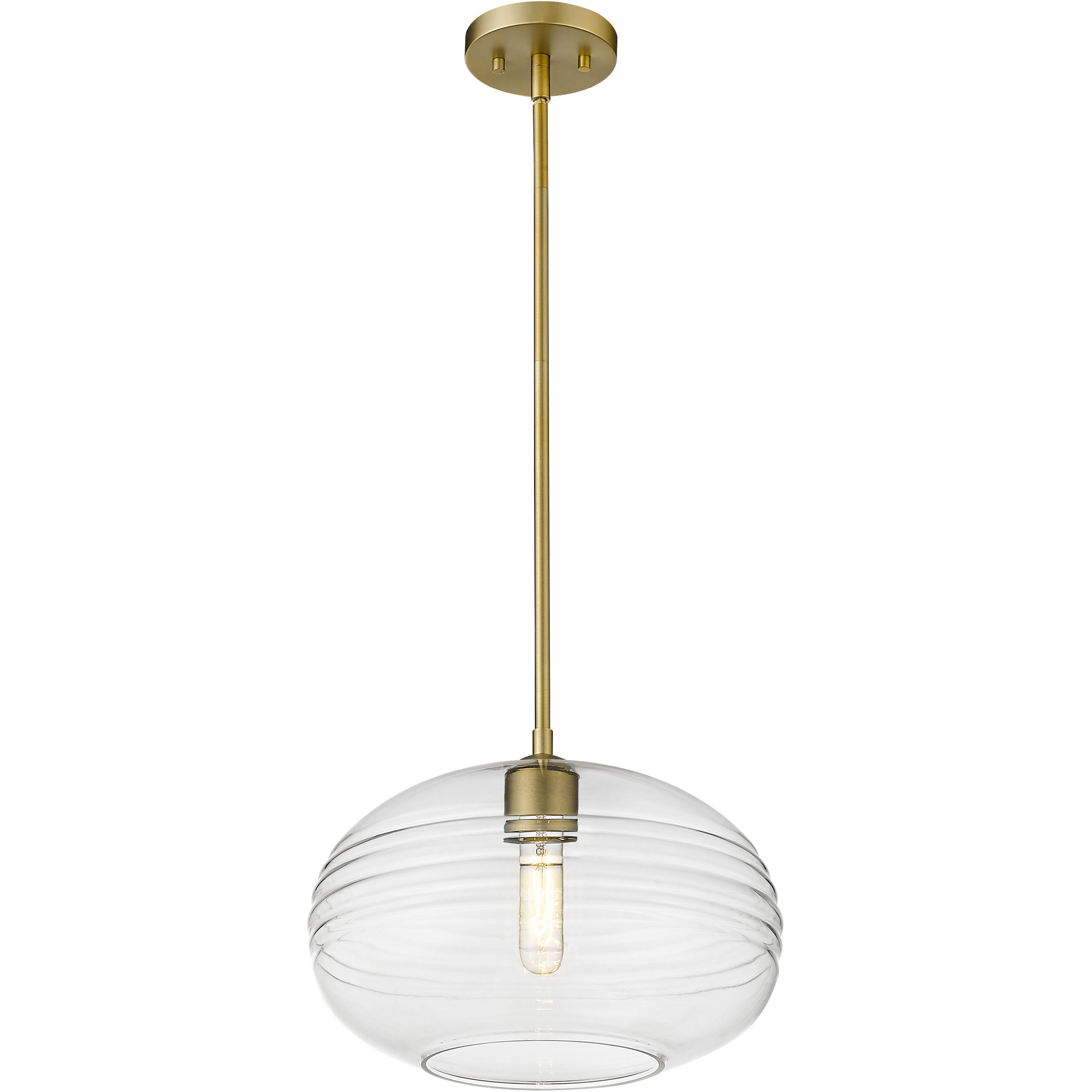 Harmony 1 Light 14 inch Olde Brass Pendant Ceiling Light