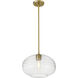 Harmony 1 Light 14 inch Olde Brass Pendant Ceiling Light