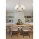 Emily 5 Light 28 inch Brushed Nickel Chandelier Ceiling Light