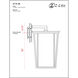 Seoul 3 Light 22.75 inch Black Outdoor Wall Light