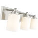Soledad 3 Light 23 inch Brushed Nickel Vanity Wall Light