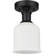 Bryant 1 Light 5.5 inch Matte Black Flush Mount Ceiling Light