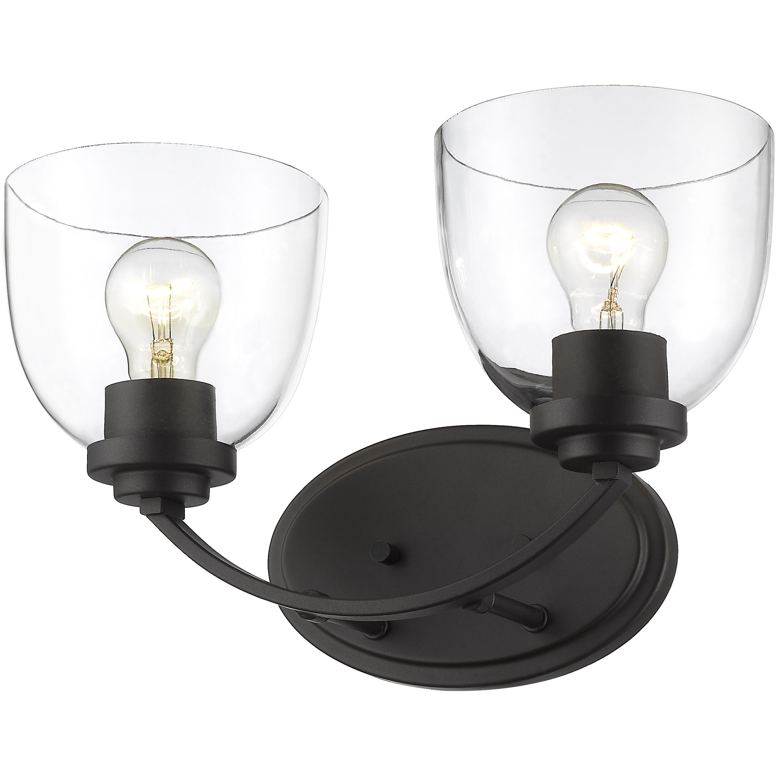 Ashton 2 Light 14.5 inch Bronze Vanity Wall Light