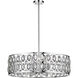Dealey 8 Light 30.25 inch Chrome Chandelier Ceiling Light