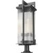 Fortis 3 Light 35.75 inch Sand Black Outdoor Pier Mounted Fixture