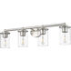 Thayer 4 Light 30.75 inch Brushed Nickel Vanity Wall Light