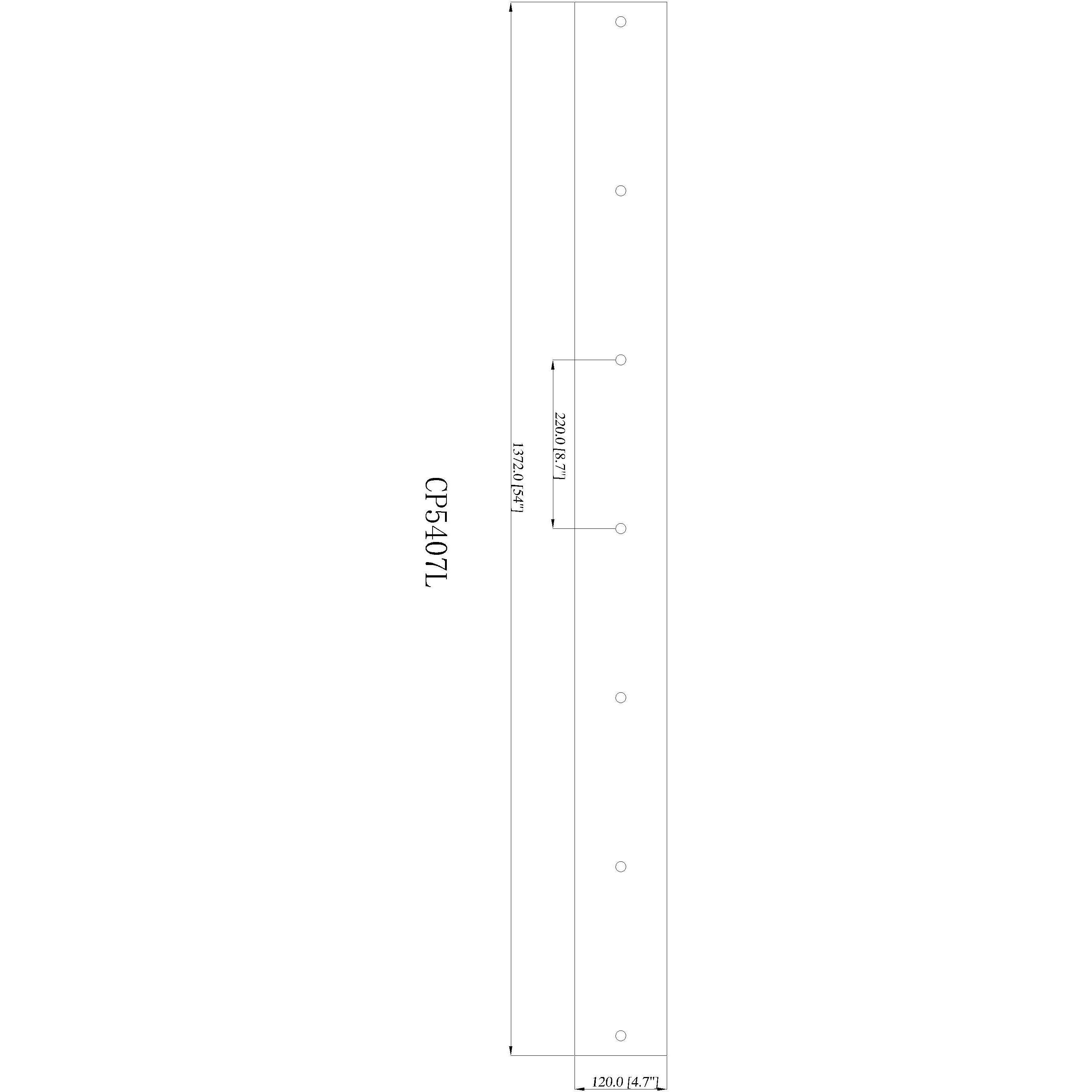 Multi Point Canopy Rubbed Brass Ceiling Plate