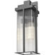 Fortis 2 Light 23.5 inch Sand Black Outdoor Wall Light