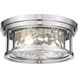 Clarion 2 Light 12.00 inch Flush Mount