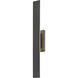 Stylet LED 3.75 inch Sand Black Outdoor Wall Light
