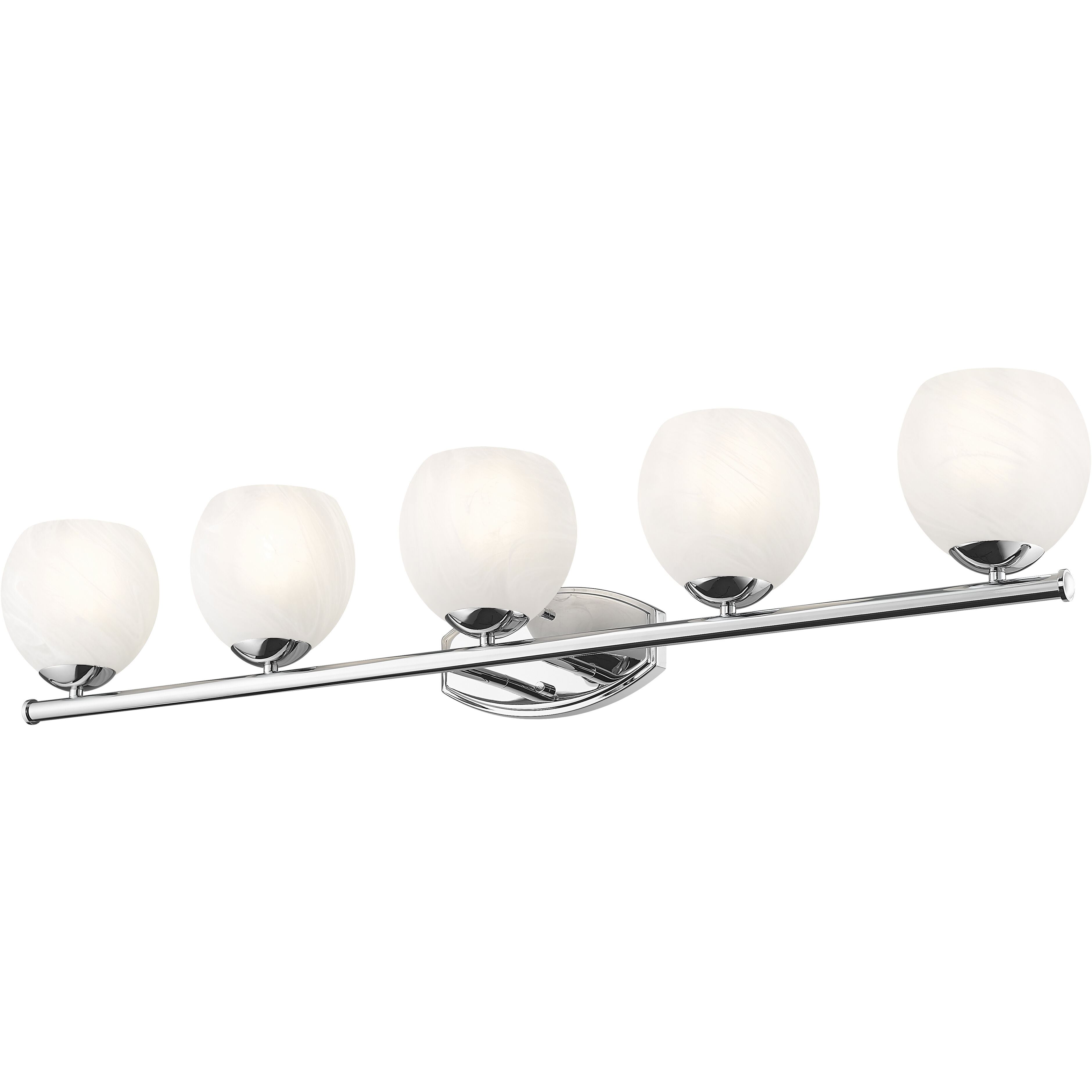 Colette Vanity Wall Light in Chrome