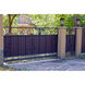 Jordan 1 Light 22.25 inch Black Outdoor Pier Mounted Fixture