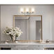 Oren 3 Light 24 inch Brushed Nickel Bath Vanity Light Wall Light