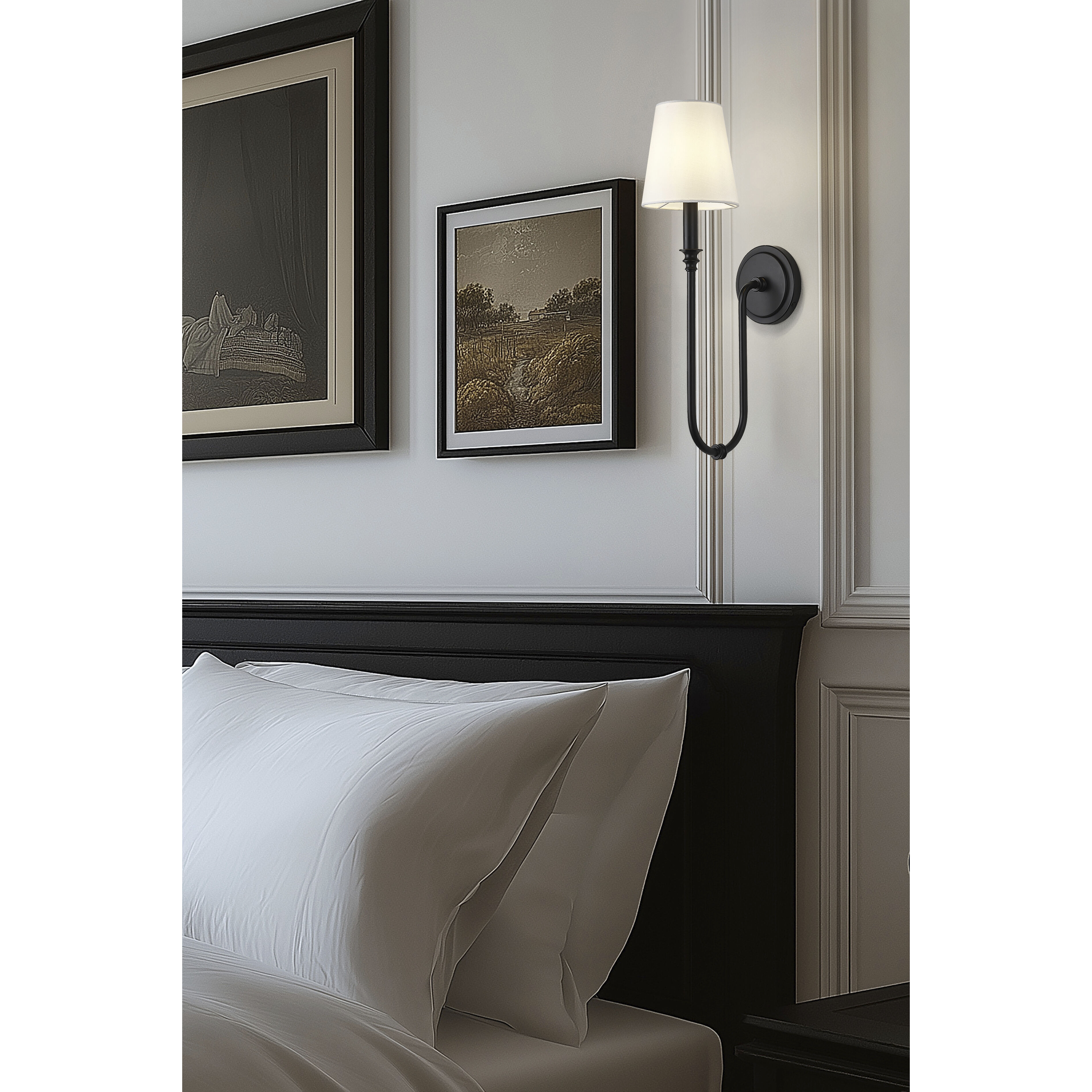 Jisele Wall Sconce Wall Light in Matte Black