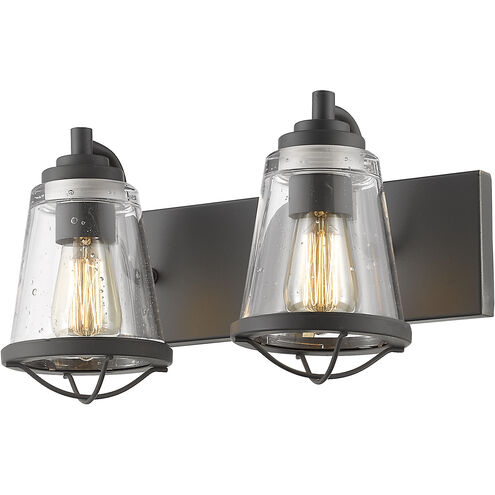 Mariner 2 Light 16 inch Bronze Vanity Wall Light