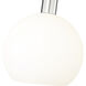 Margo 1 Light 9.75 inch Brushed Nickel Pendant Ceiling Light