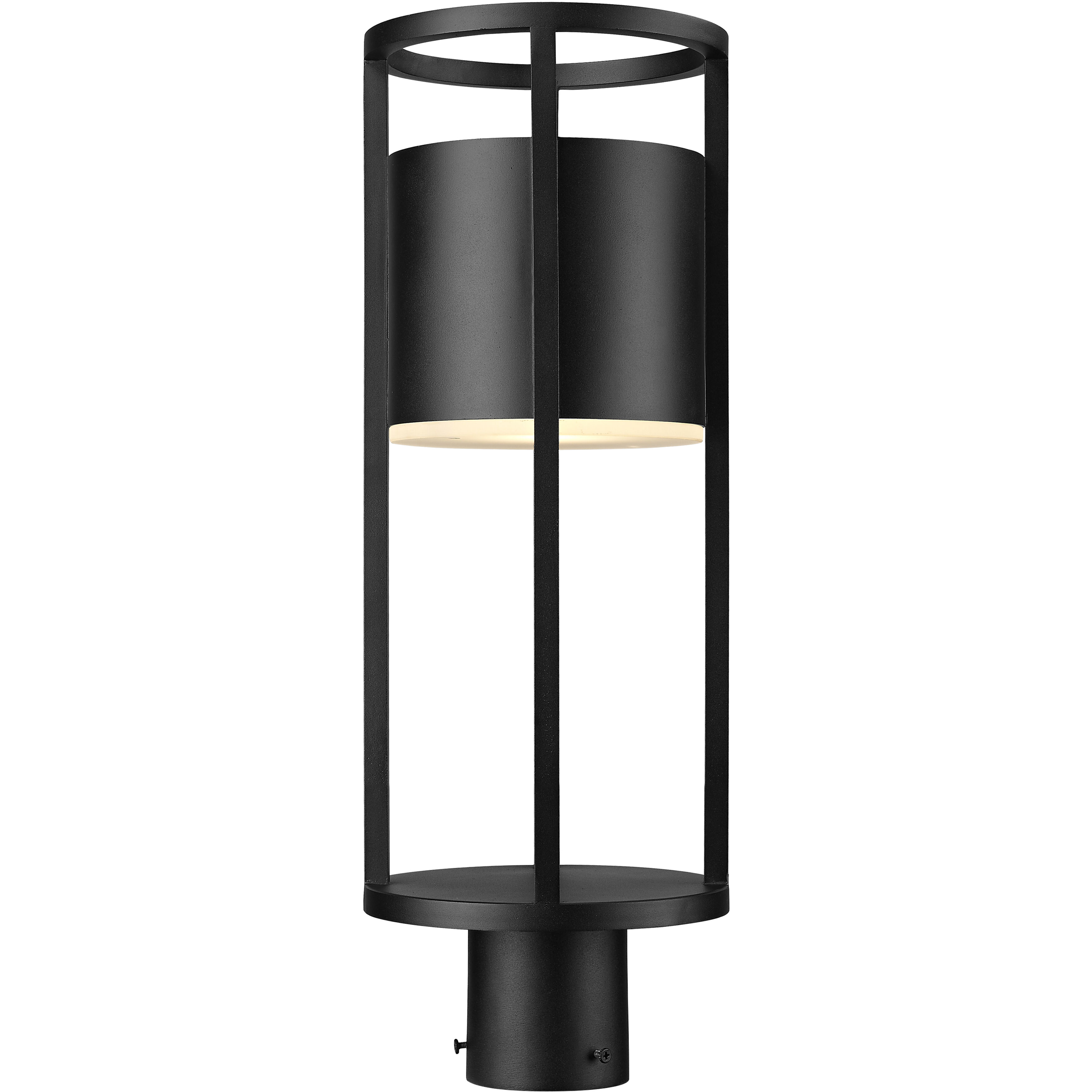 Luca LED 21.75 inch Black Outdoor Post Mount Fixture