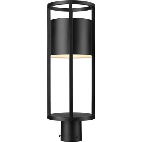 Luca LED 21.75 inch Black Outdoor Post Mount Fixture