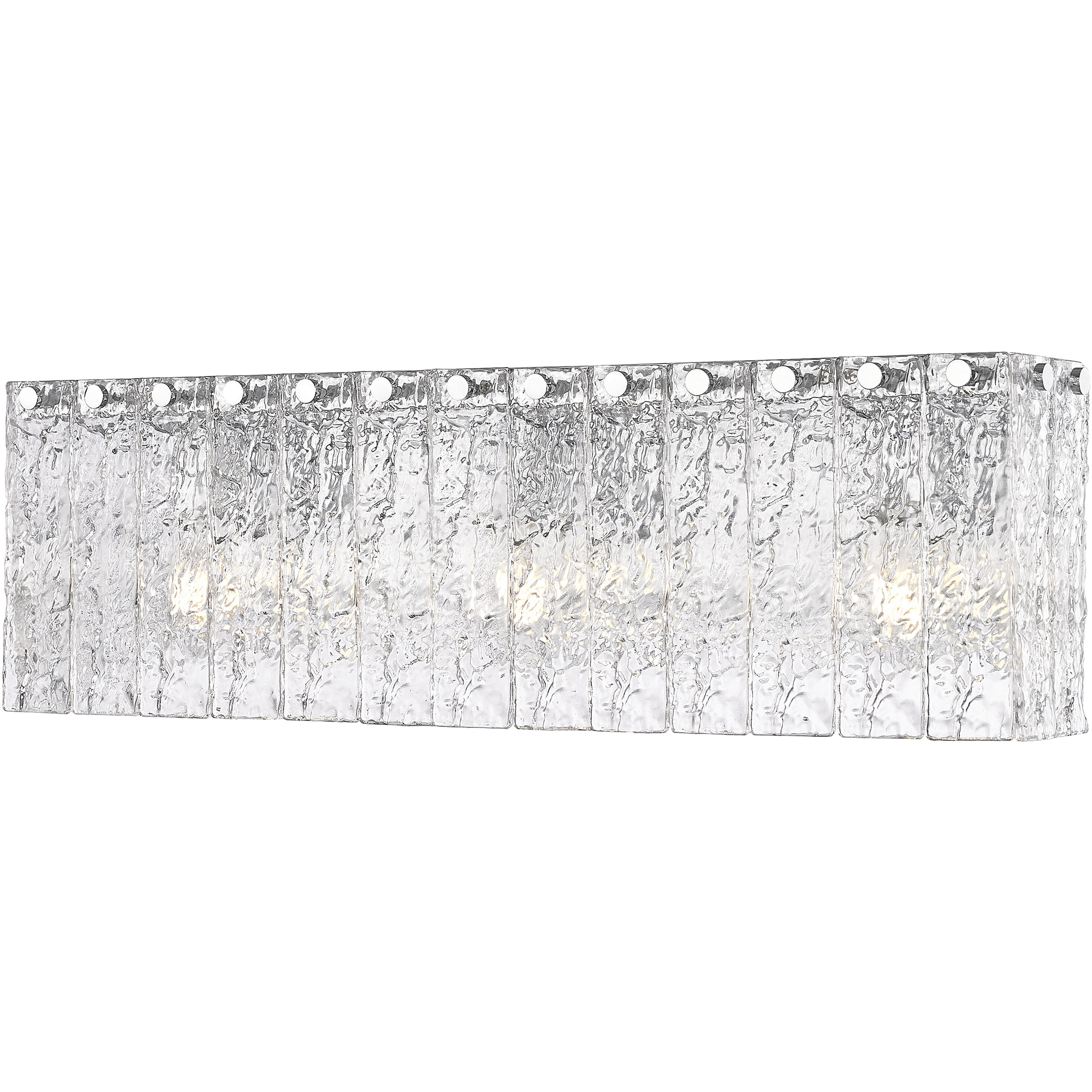 Glacier 3 Light 24 inch Chrome Vanity Wall Light