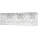 Glacier 3 Light 24 inch Chrome Vanity Wall Light