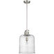 Kinsley 1 Light 12 inch Brushed Nickel Pendant Ceiling Light
