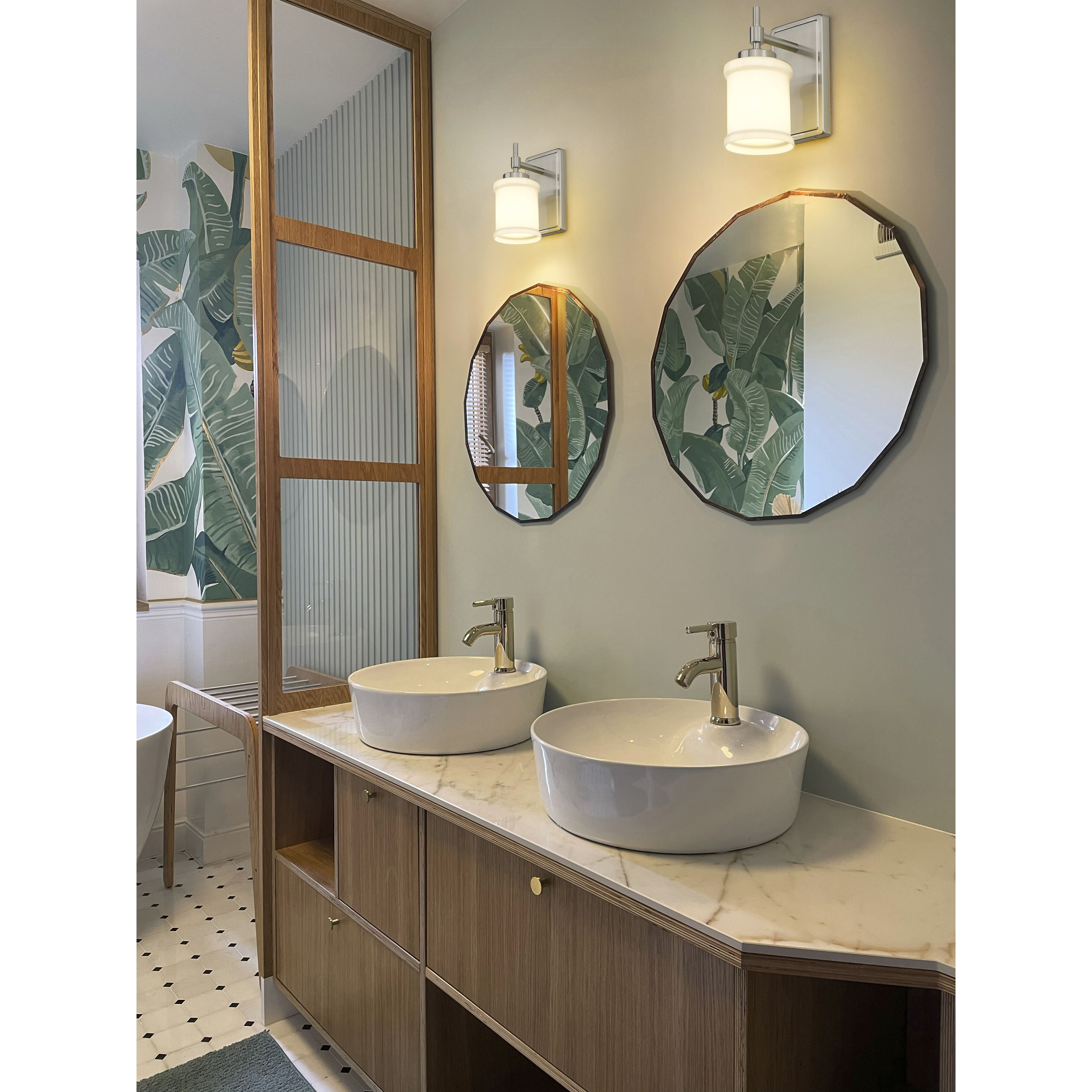 Cadoc 1 Light 4.5 inch Brushed Nickel Wall Sconce Wall Light